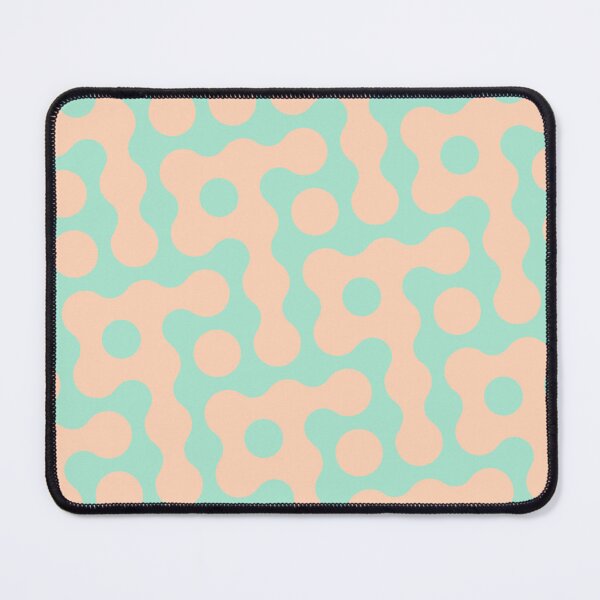 Item preview, Peach & Teal Circles Blob Connected Symbols Consistent Collage designed and sold by Alchemy-A-La-G.