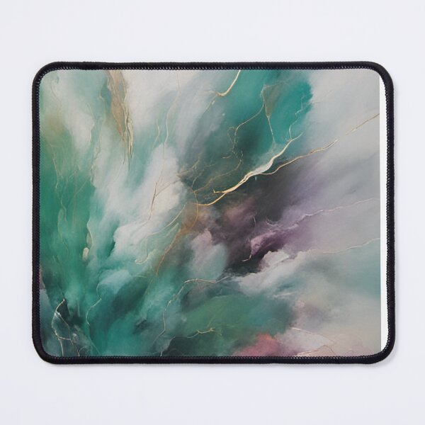 Item preview, Green Splash abstract artpiece, reality designed and sold by Coolparrotgirl.