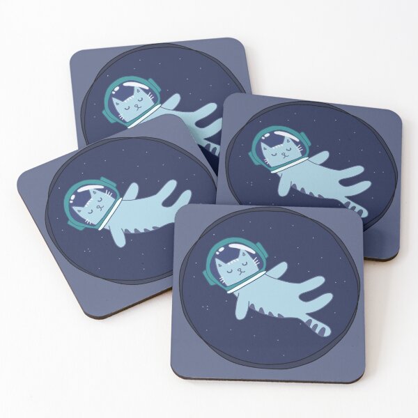 Item preview, Astronaut Cat floating in the space designed and sold by fancykatze.