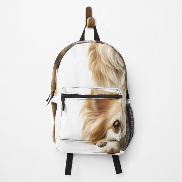 Item preview, Sweet long haired golden Chihuahua designed and sold by CritterManiaUK.