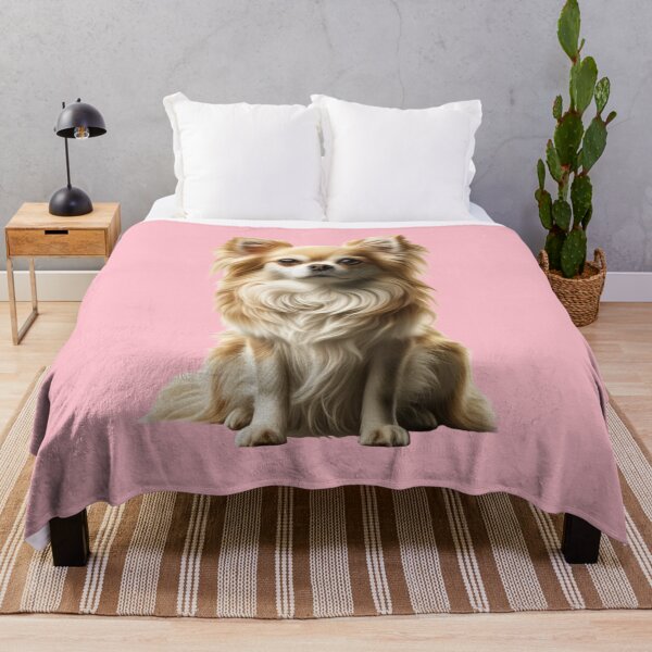 Item preview, Sweet long haired golden Chihuahua designed and sold by CritterManiaUK.