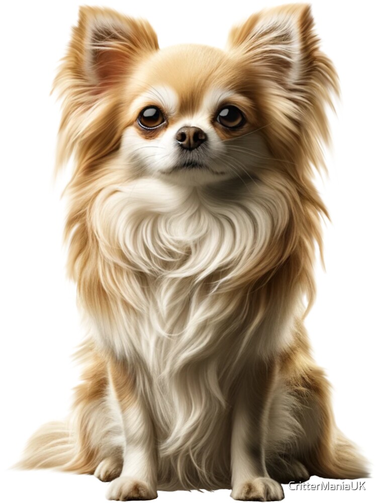 Sweet long haired golden Chihuahua