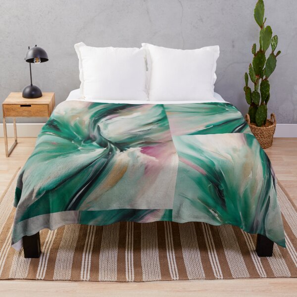 Item preview,  Green  white  Splash abstract artpiece, reality designed and sold by Coolparrotgirl.