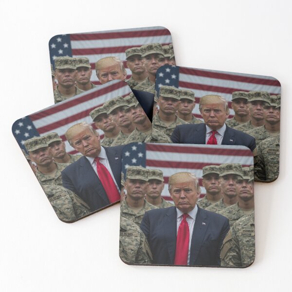 Item preview, Donald J Trump and the Troops designed and sold by daveklotz.