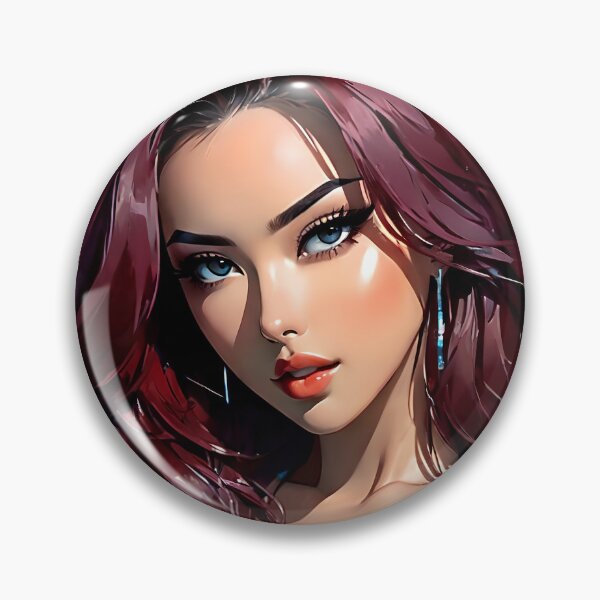 Artikelvorschau, Anime Redhead Portrait #2 entworfen und verkauft von artofaipleasure.