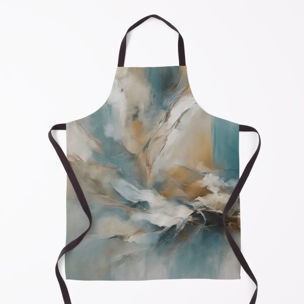 Artikelvorschau, Golden Blue Splash abstraktes Kunstwerk, Realität entworfen und verkauft von Coolparrotgirl.