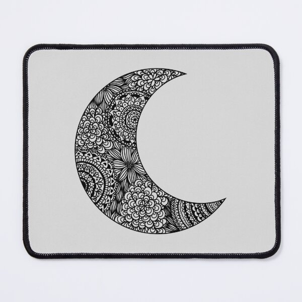 Item preview, Zen Crescent Moon - Black designed and sold by Julie Erin Designs.