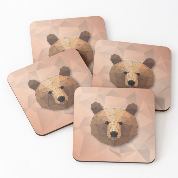 Item preview, Bear: Geometric Art designed and sold by ColorfulForest.