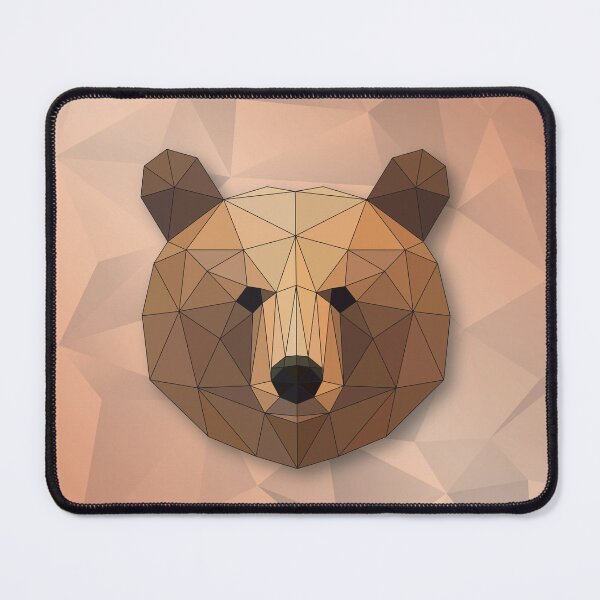 Item preview, Bear: Geometric Art designed and sold by ColorfulForest.