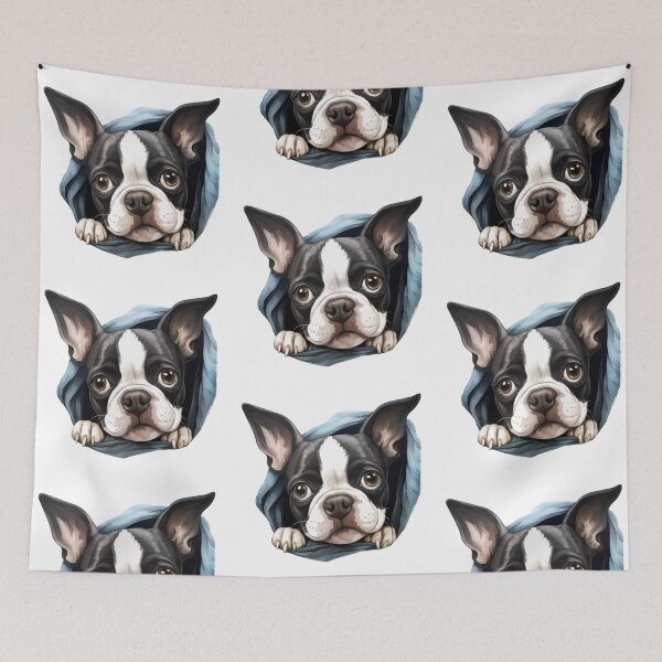 Item preview, Boston Terrier Illustration designed and sold by Jordan Blackstone.