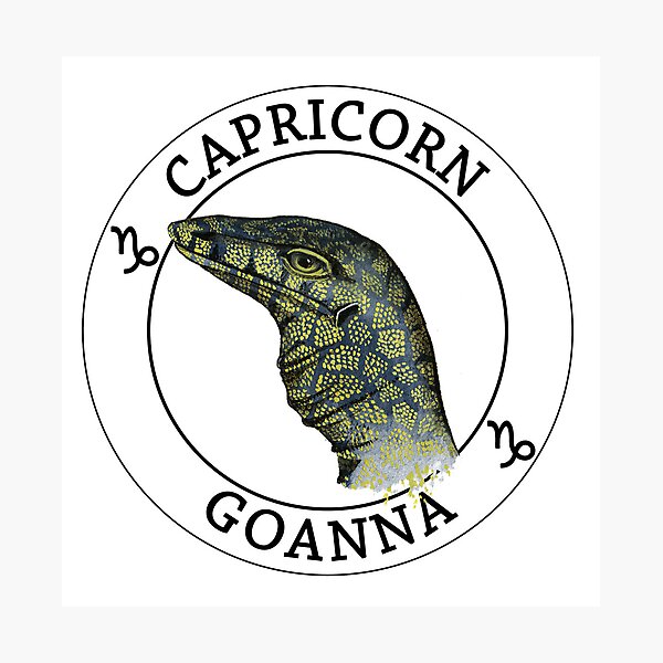 Item preview, Auz Astrology El Zodíaco Animal Australiano es Goanna para Capricornio designed and sold by Annie Fitz.