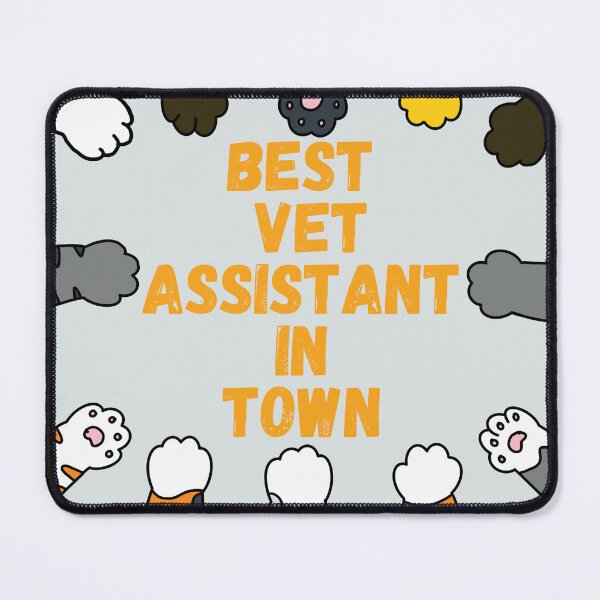 Item preview, medical puns vet assistant, designed and sold by Meandmyshop.