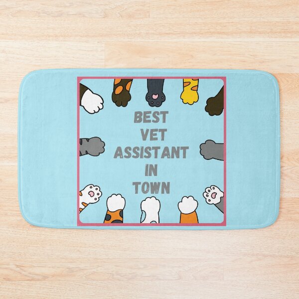 Item preview, medical puns vet assistant,  designed and sold by Meandmyshop.