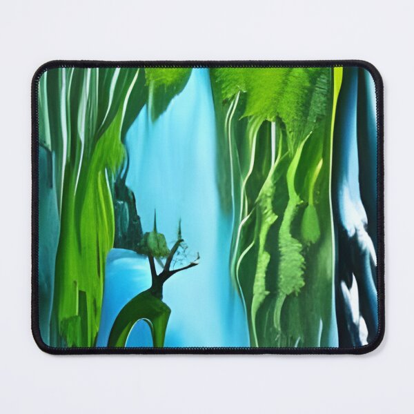 Item preview, Green forest abstract artpiece, reality designed and sold by Coolparrotgirl.