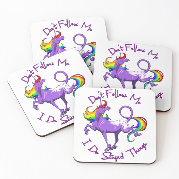Item preview, Don't Follow Me I Do Stupid Things designed and sold by CJordanEquine.