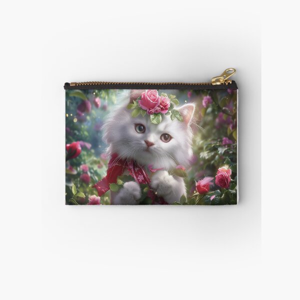 Item preview, Cat's Whimsical Cats - Romantic Collection - Rose Garden designed and sold by Mab2000.
