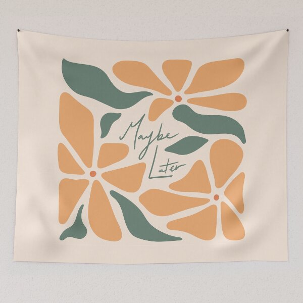Item preview, Maybe Later Floral designed and sold by GabbyRiosDesign.