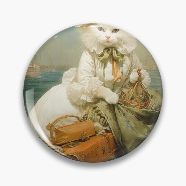 Item preview, Vita's Whimsical Cats - Vintage Collection - By the Sea designed and sold by Mab2000.