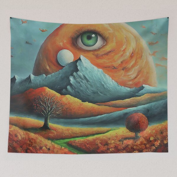 Item preview, Beyond the Veil: Ethereal Oil Painting Dreamscape designed and sold by ZipperDragon88.