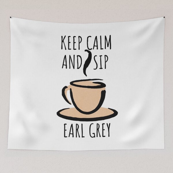 Item preview, Earl Grey Tea Lover Gift For Tea Time Keep Calm and Sip Earl Grey designed and sold by HosvPrint .s.