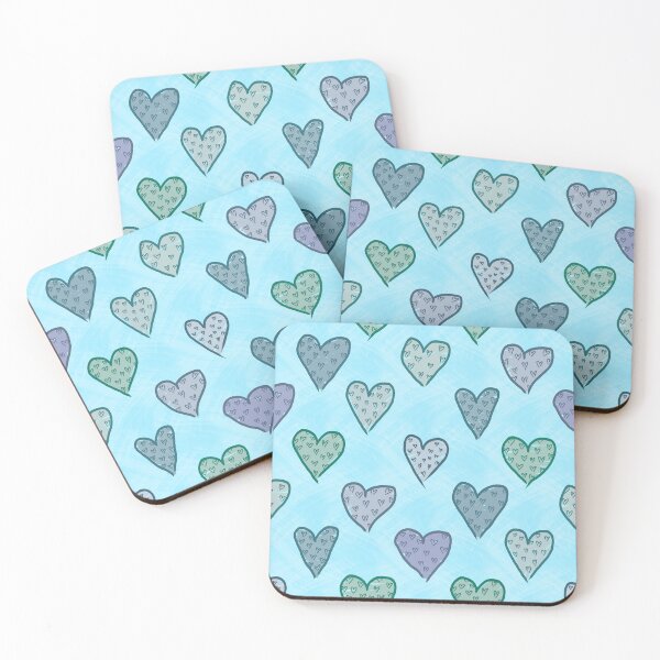 Item preview, In love with love blue designed and sold by kreemmativ.