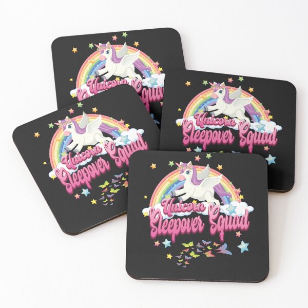 Item preview, Cute Girl Unicorn Sleepover Squad for Birthday Slumber Party designed and sold by angy2017.