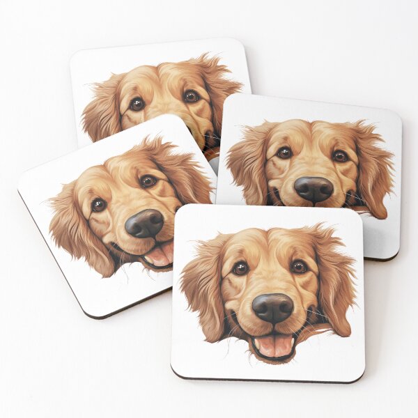 Item preview, Golden Retriever Illustration  designed and sold by Jordan Blackstone.