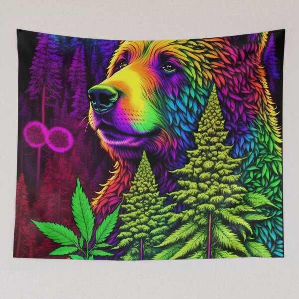 Item preview,   Colorful Forest Dweller designed and sold by DeMuurdecoratie.