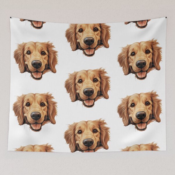 Item preview, Golden Retriever Illustration  designed and sold by Jordan Blackstone.
