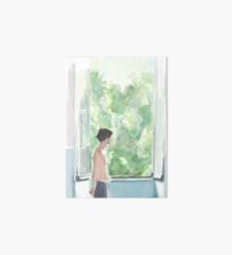 Elio am Fenster Galeriedruck
