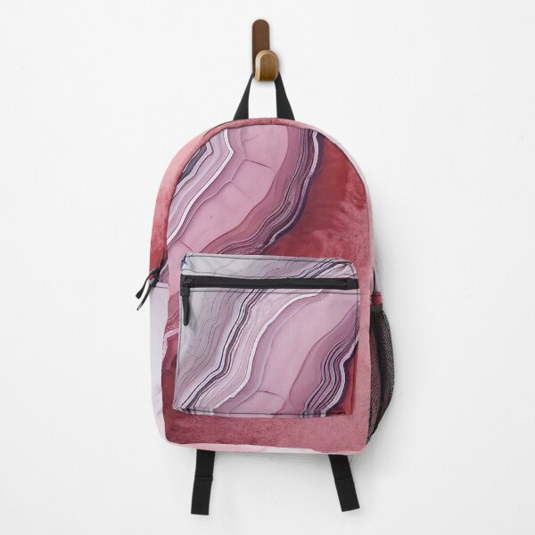 Item preview, Unique Pink Agate Abstract Art Design Nature Print designed and sold by fluffstuffgifts.