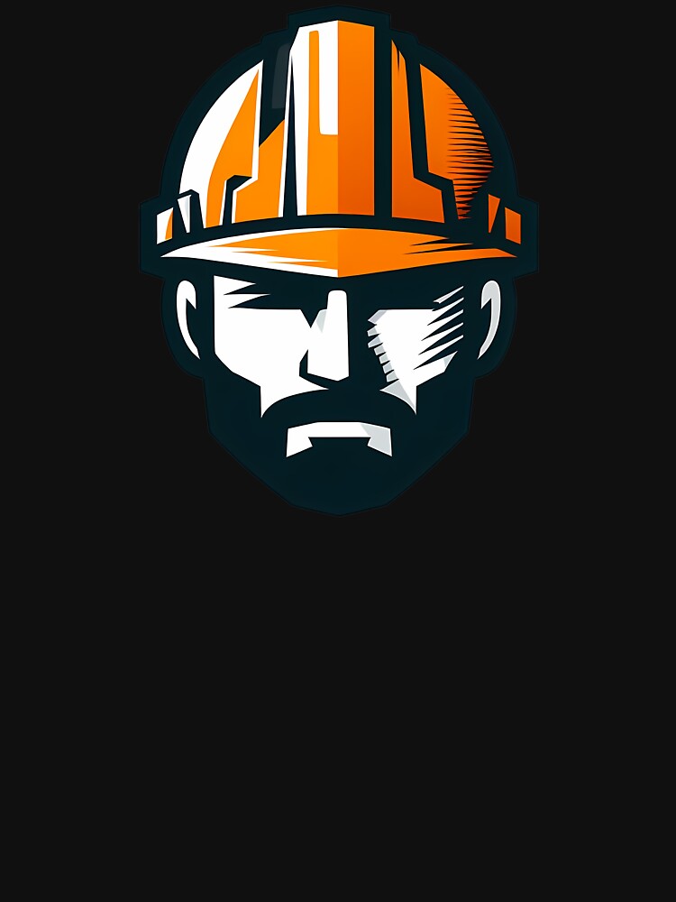 Thumbnail 7 von 7, Classic T-Shirt, Bauhelm Bau lustiger lustiger Bauhelm designt und verkauft von mehdigraph.