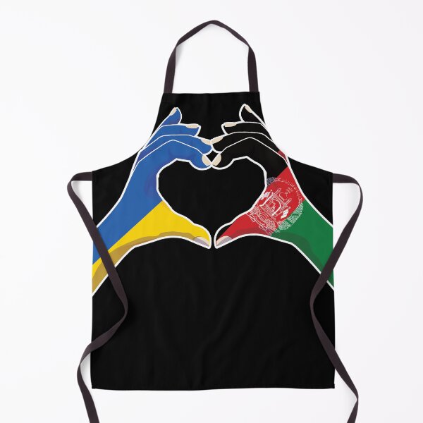 Item preview, Afghan Afghanistan Ukraine Ukrainian Love Heart Peace designed and sold by FlagX.
