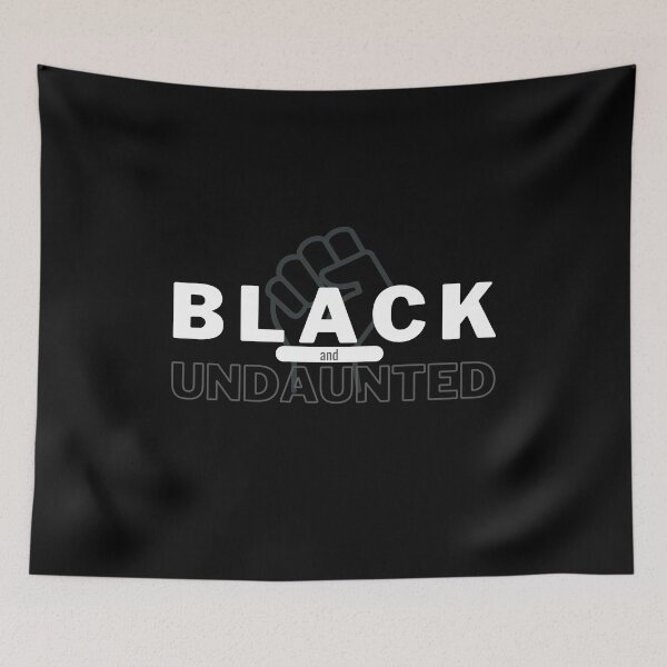 Item preview, Black and Undaunted I am Black History Motivational Design designed and sold by MimsTees.