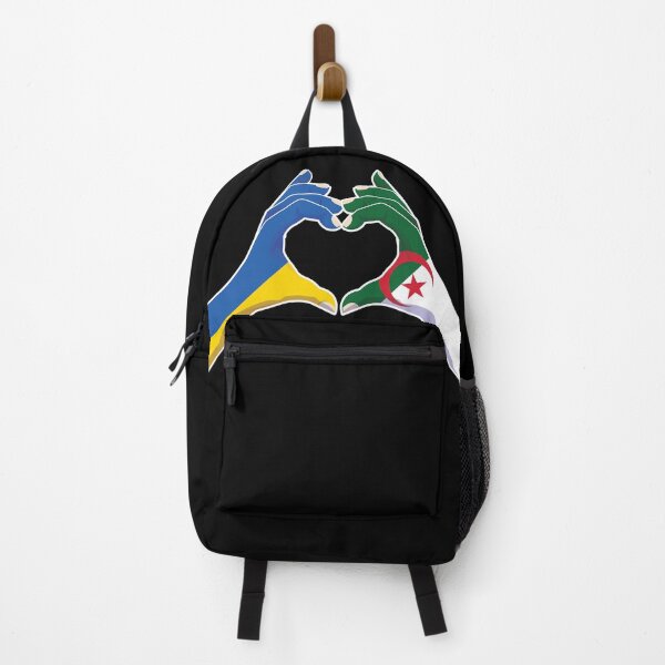 Item preview, Algeria Algerian Ukraine Ukrainian Love Heart Peace designed and sold by FlagX.