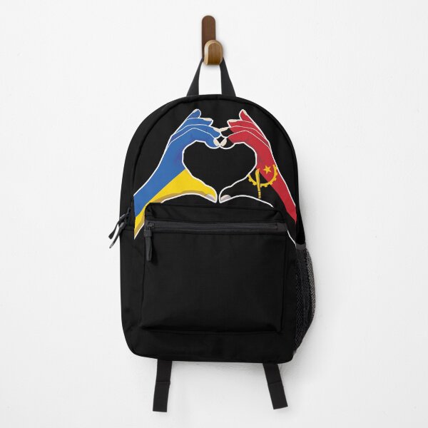 Item preview, Angola Angolan Ukraine Ukrainian Love Heart Peace designed and sold by FlagX.