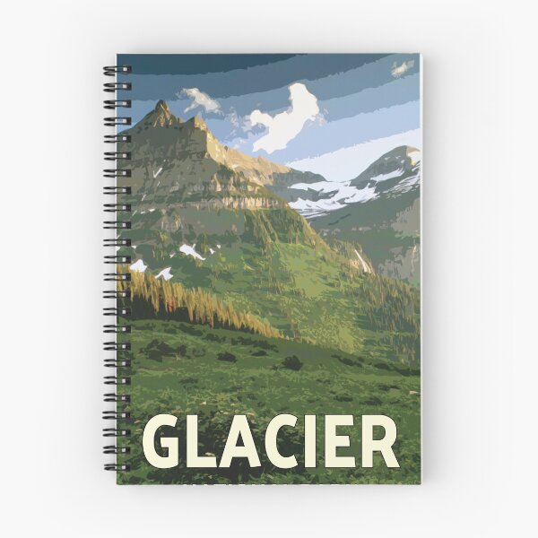 Item preview, Glacier National Park designed and sold by fatpoppydesign.