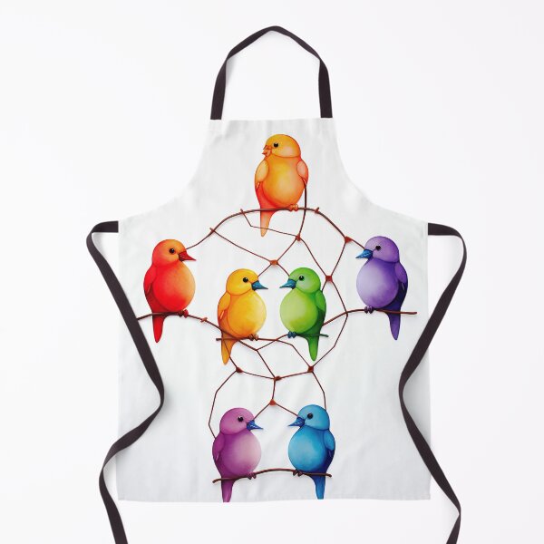 Item preview, Colorful Bird Network designed and sold by DeMuurdecoratie.