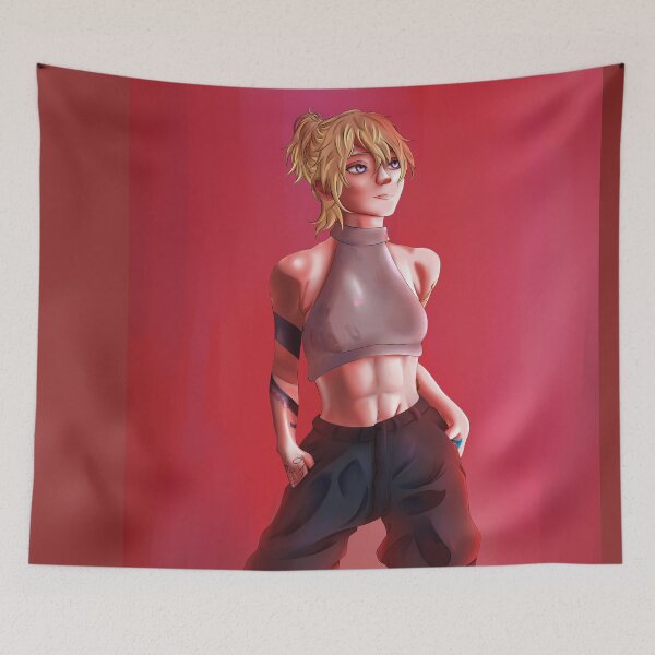 Item preview, Amelia Watson Red Hololive English Blonde Tattooed designed and sold by shmear - redbubble.