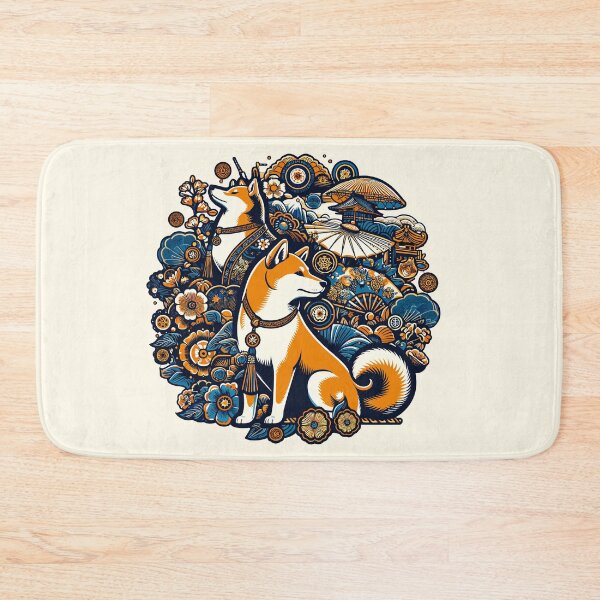 Item preview, Shiba Inu Japanese Art Shiba Inu Dog designed and sold by ElegantCat.