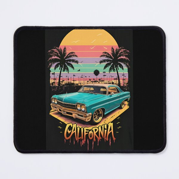 Item preview, California sunset with a classic car designed and sold by GL!TCH LAB.