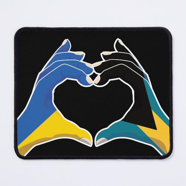 Item preview, Bahamas Bahamian Ukraine Ukrainian Love Heart Peace designed and sold by FlagX.