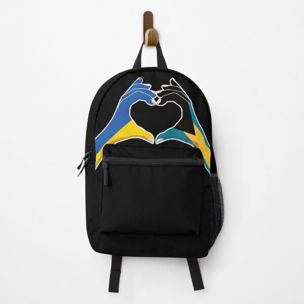 Item preview, Bahamas Bahamian Ukraine Ukrainian Love Heart Peace designed and sold by FlagX.
