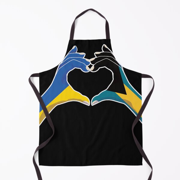 Item preview, Bahamas Bahamian Ukraine Ukrainian Love Heart Peace designed and sold by FlagX.