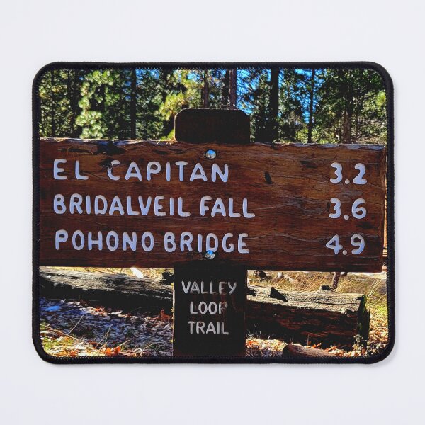 Item preview, Yosemite Valley Loop Trail Sign YNP designed and sold by HippieFarms11.