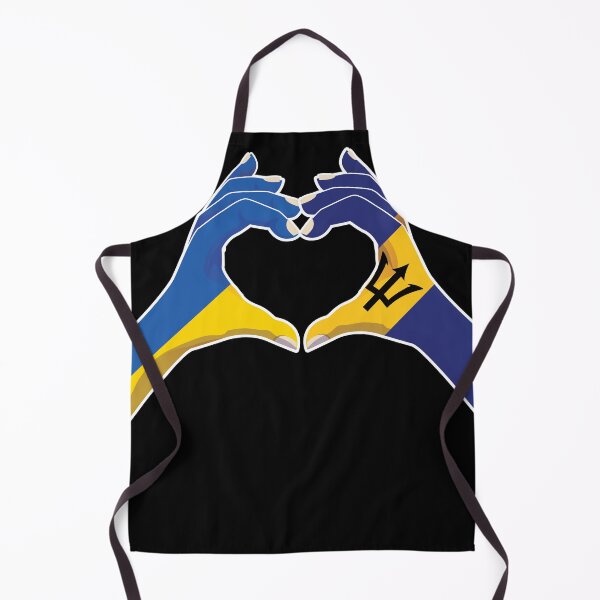 Item preview, Barbados Barbadian Ukraine Ukrainian Love Heart Peace designed and sold by FlagX.