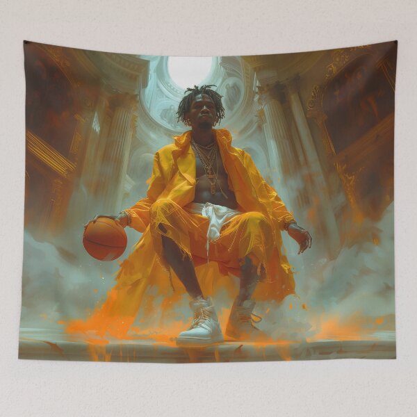 Item preview, Cathedral Court: Hoops in Hallowed Halls designed and sold by DripandDrop.