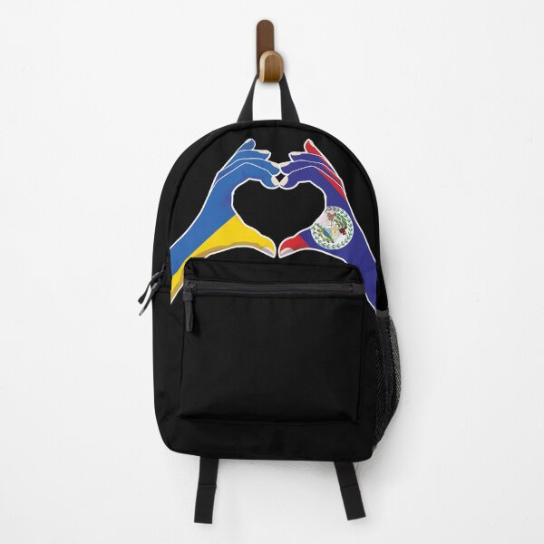 Item preview, Belize Belizean Ukraine Ukrainian Love Heart Peace designed and sold by FlagX.