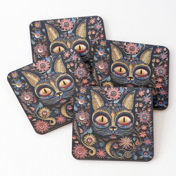 Item preview, Vita's Whimsical Art - Cat in the Art House designed and sold by Mab2000.