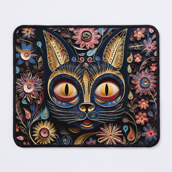 Item preview, Vita's Whimsical Art - Cat in the Art House designed and sold by Mab2000.